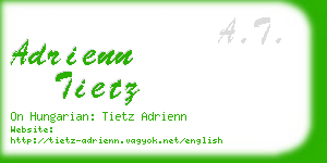 adrienn tietz business card